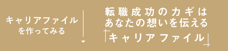 キャリアファイルを作ってみる